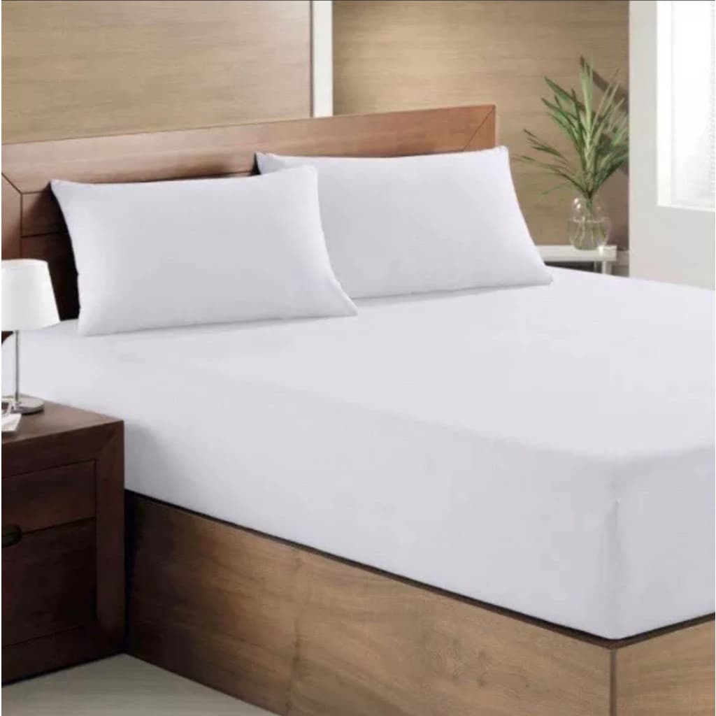 Jogo De Cama Casal Lençol 3 Peças 1,38 X 1,88 X 0,30cm De Altura Veste Cama Box