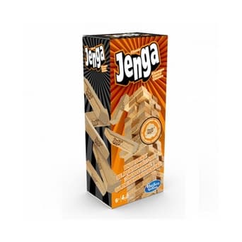 Jogo Jenga Hasbro - Brinquedo Infantil Jogo Divertido Familia Madeira Passa Tempo
