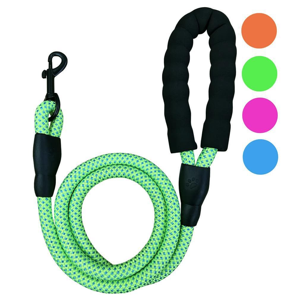Guia De Passeio Refletora Corda Reforçada Para Cães Cachorro Grande Médio Porte Resistente LR-0136