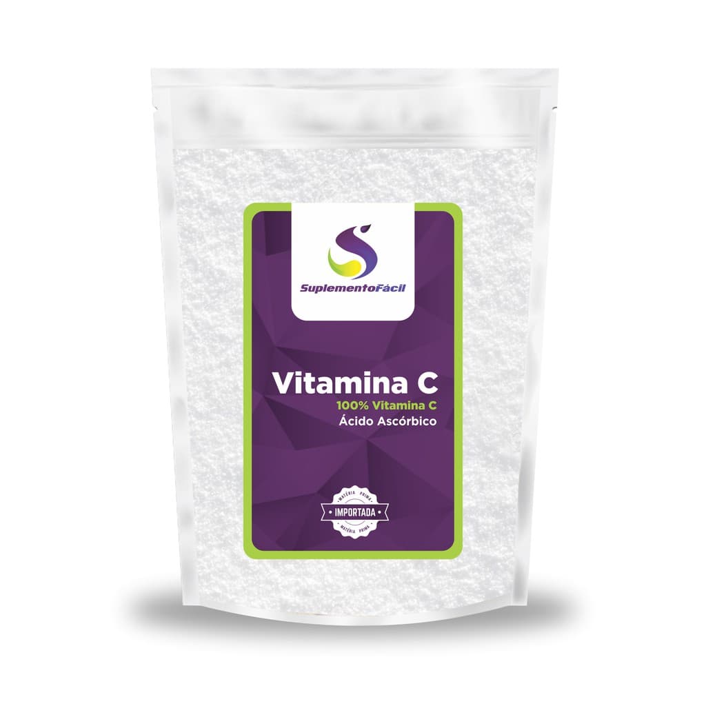 Ácido Ascórbico 500g - Vitamina C 100% 500g Pura - Suplemento Fácil