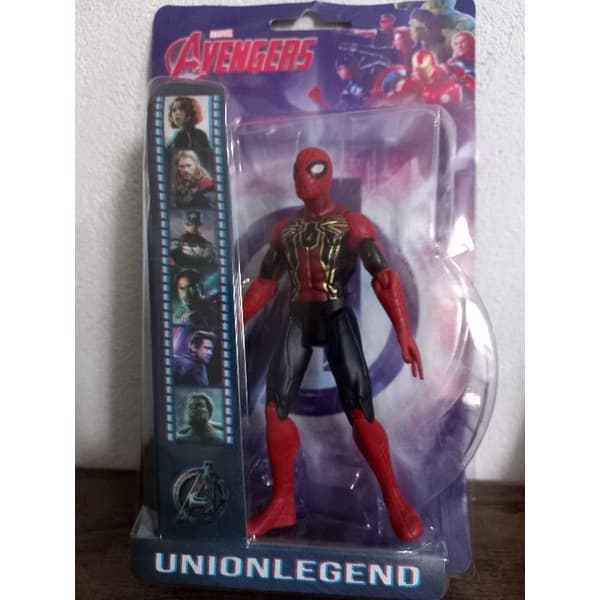Bonecos brinquedo colecionável vingadores heróis aventureiros articulados  - Homem Aranha Hulk Batman Super