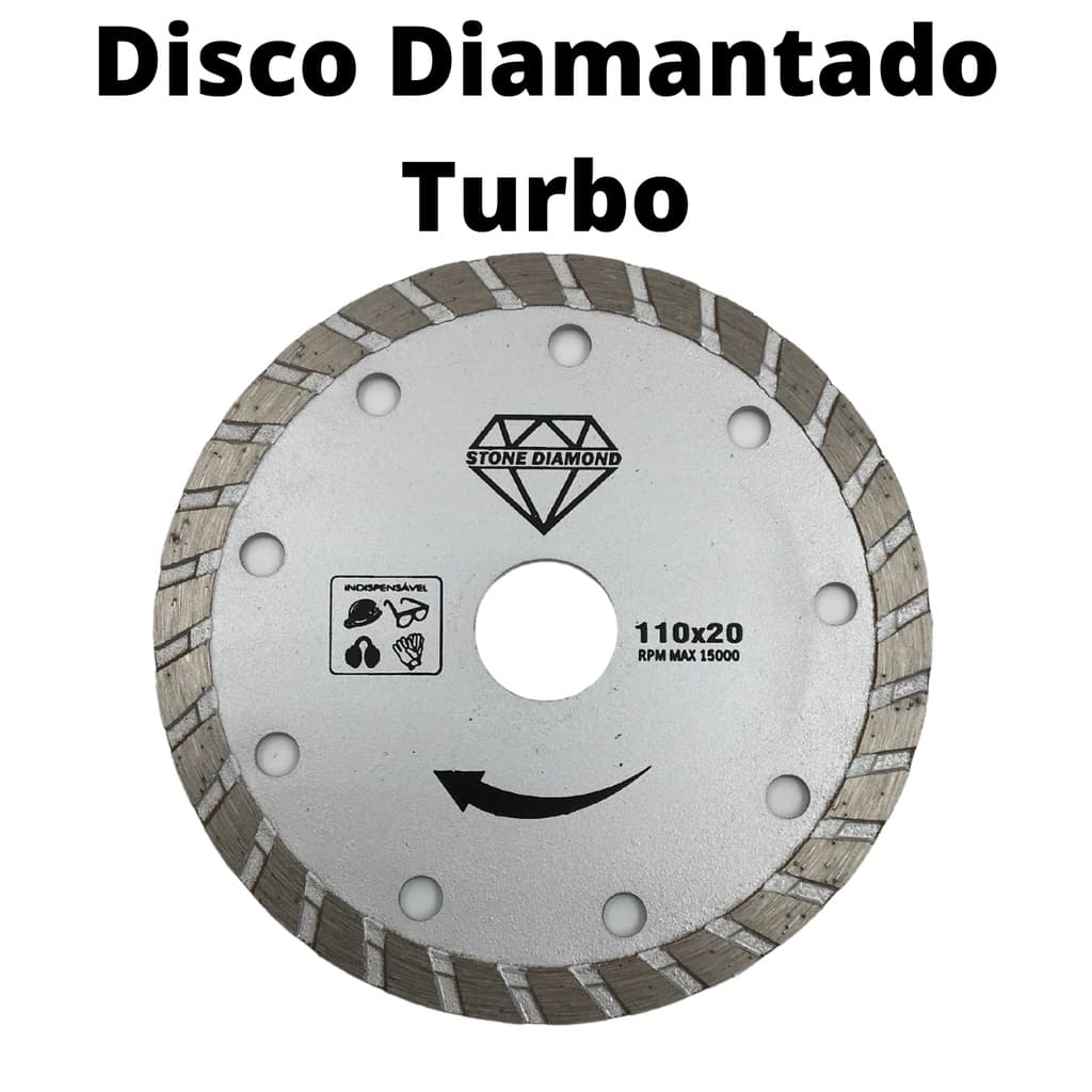Disco para Cortar Alvenaria/Tijolo/Telhas -  Stone