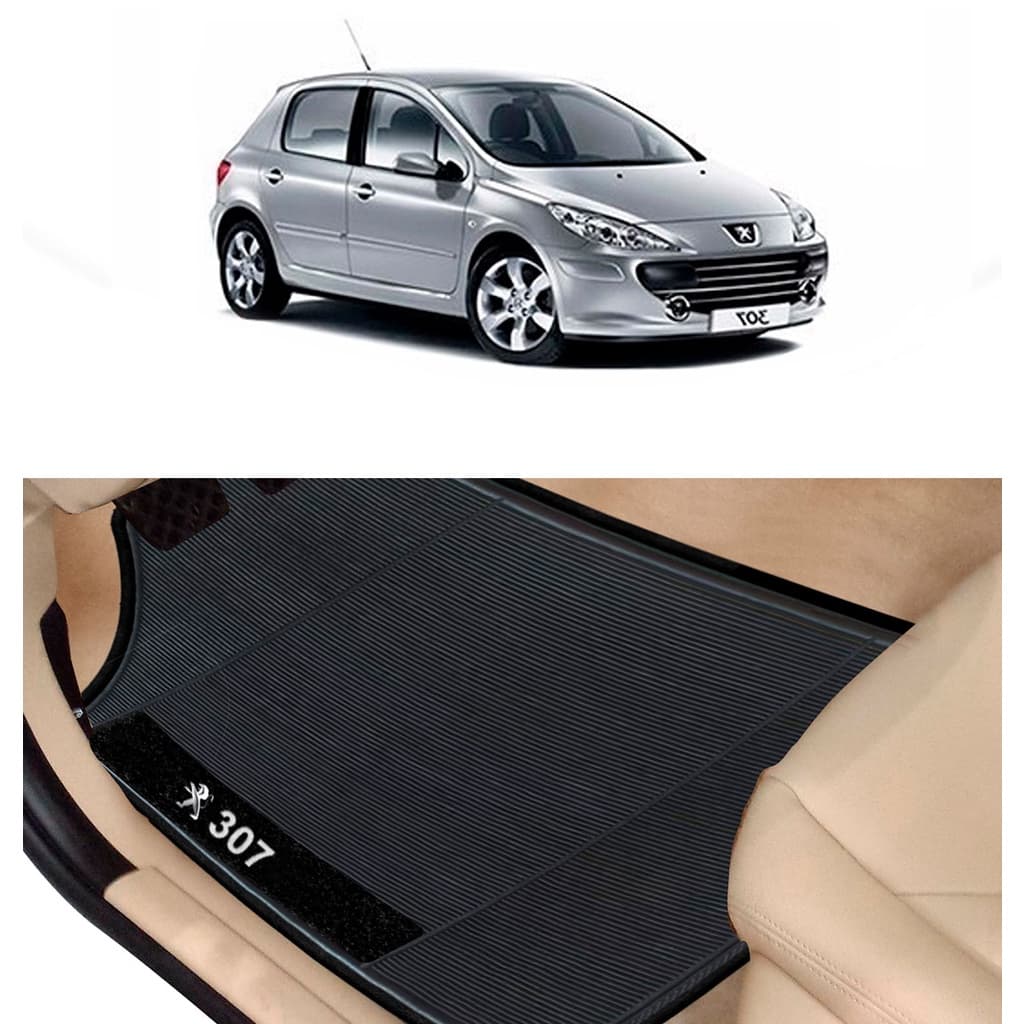 Tapete Personalizado Automotivo Peugeot 307 4 Peças