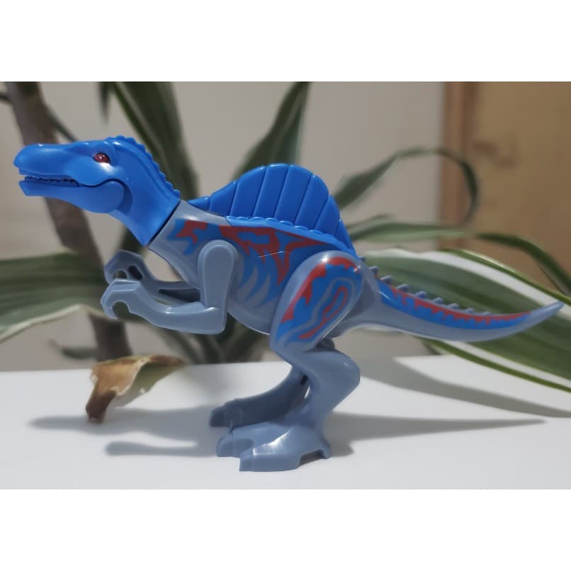 Lindo dinossauro blocos de montar Espinossauro pequeno jurassic park world compativel com Lego