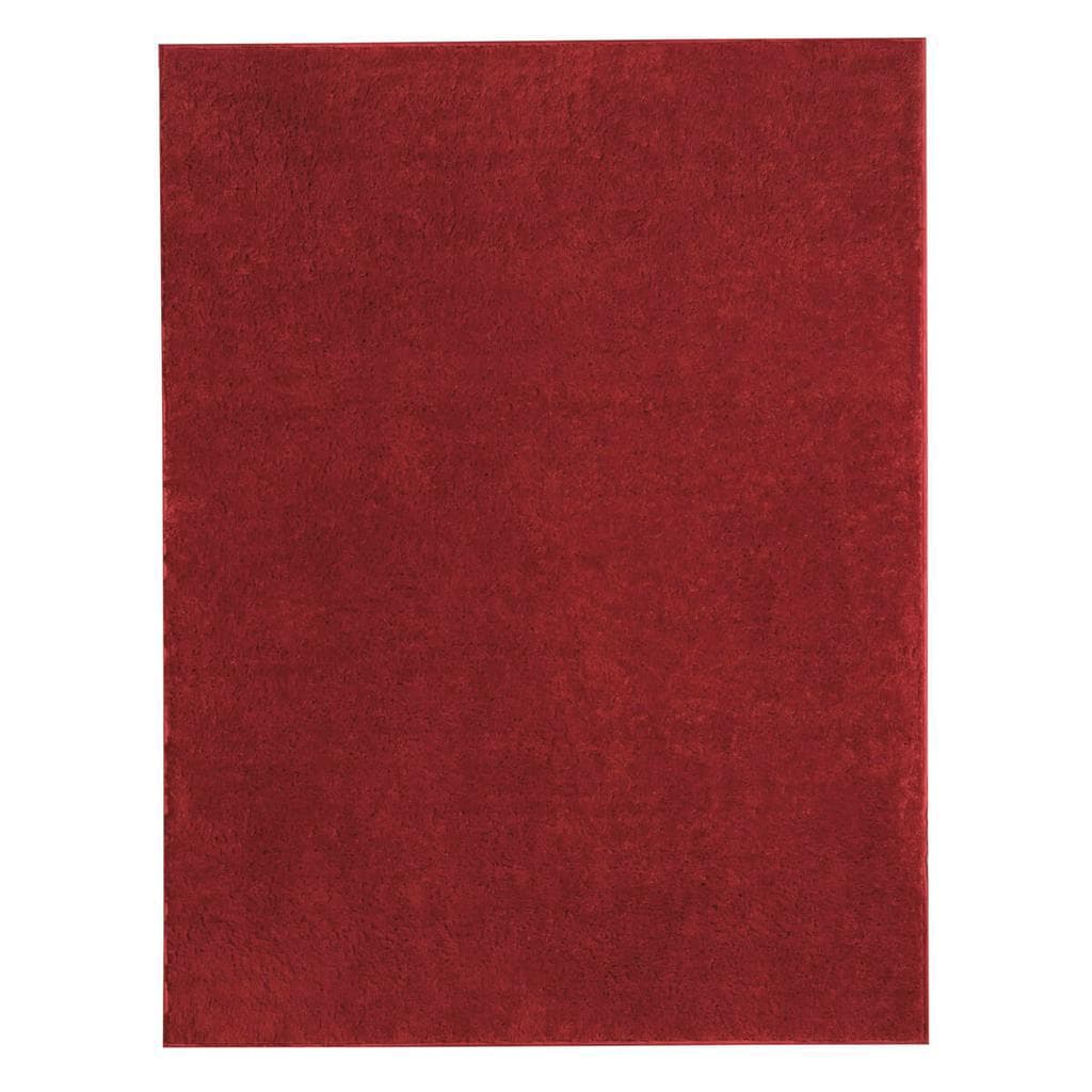 Tapete para Sala Quarto 2,00 x 3,00  Antiderrapante Pelo Curto Macio Classic Rubi