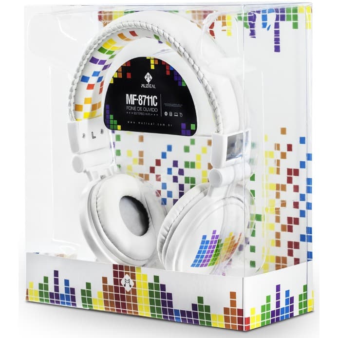 Fone Fone de Ouvido Dj, Fone de Ouvido Branco, Fone Gamer, fone de ouvido pc notebook