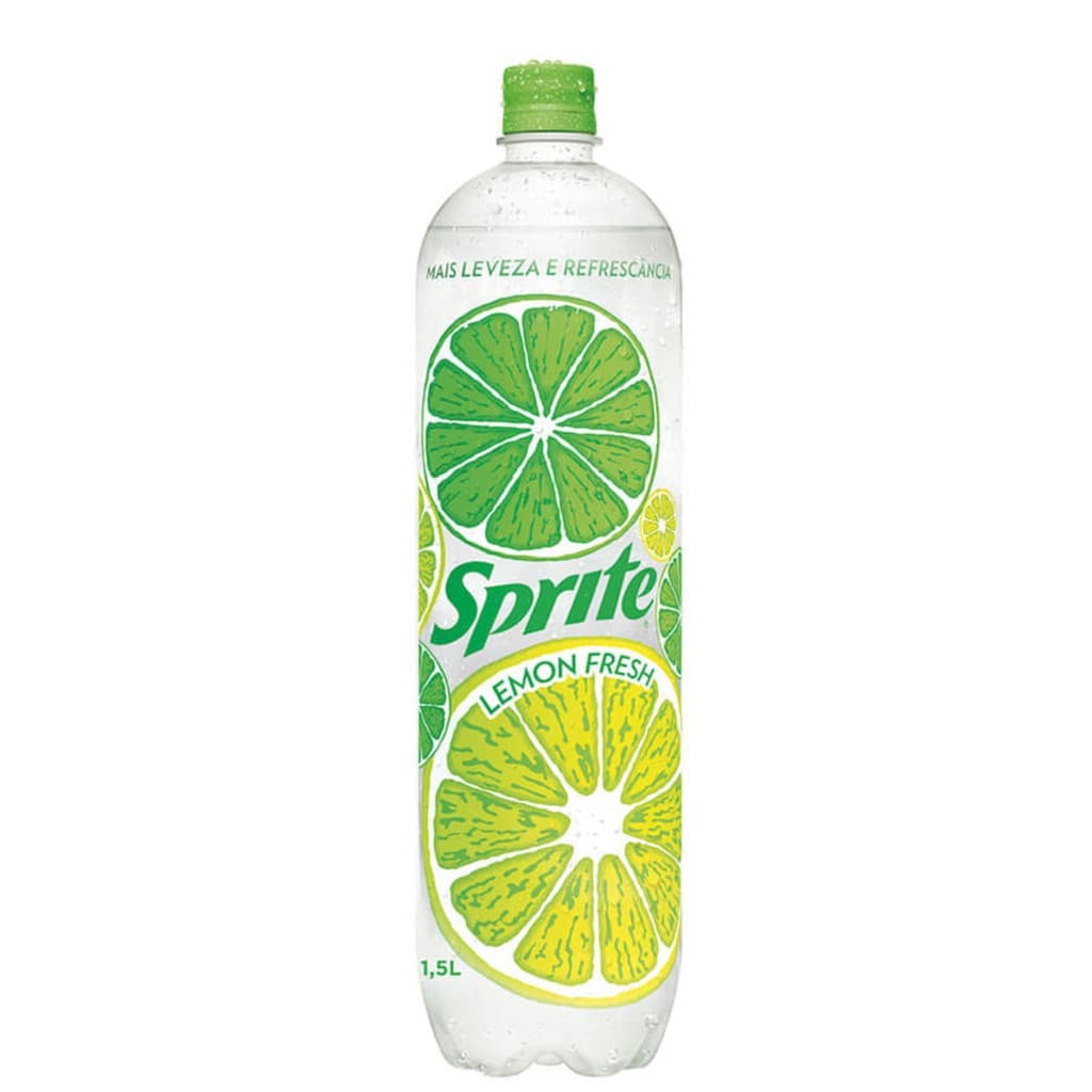 2 unidades Bebida Gaseificada Fresh Lemon Sprite 1,5L