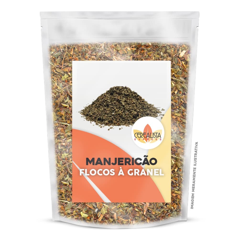 Manjericão Em Flocos Desidratado a Granel Fruta Desidratada Snack Saudável