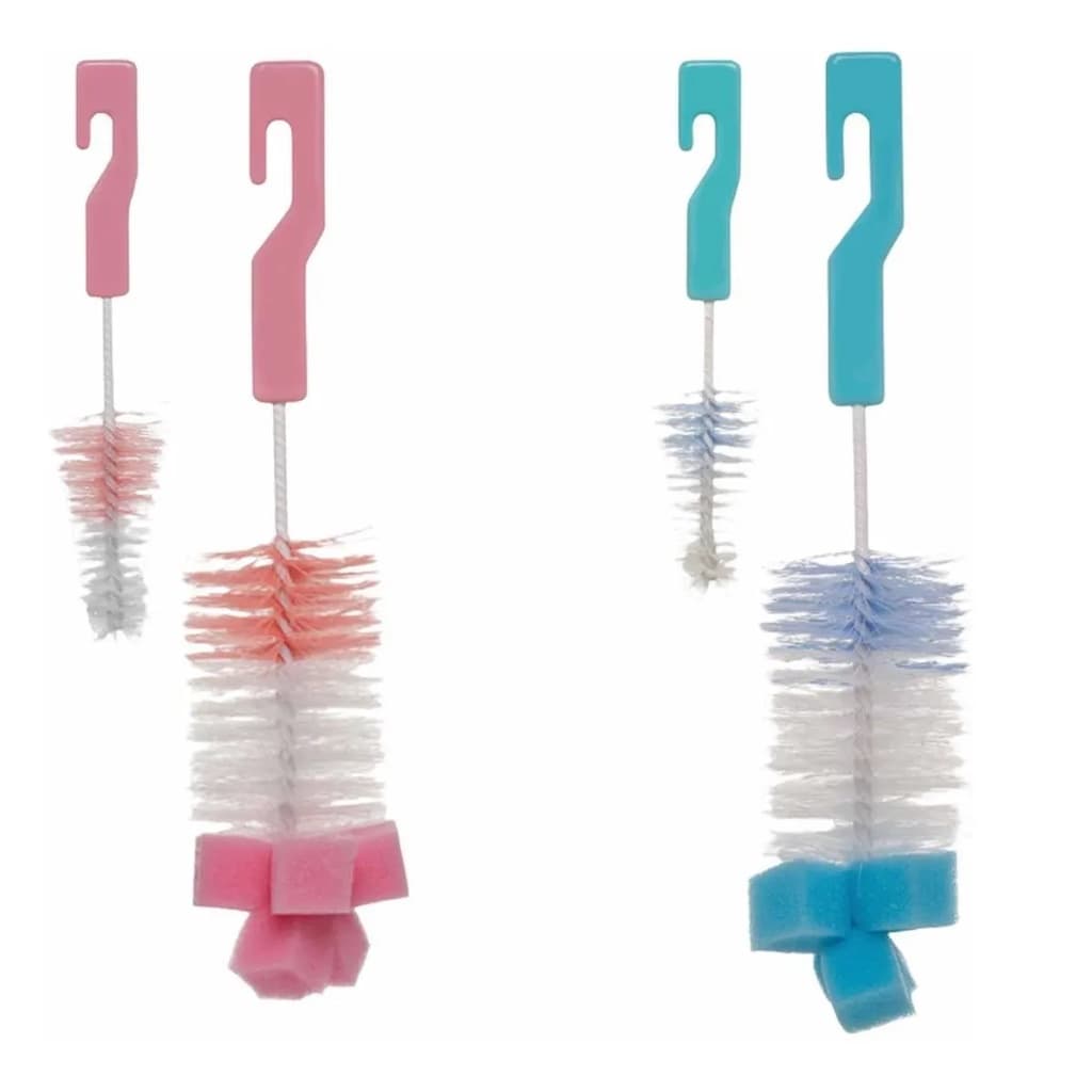 Kit De Escova Para Limpeza Mamadeira Bebe Buba