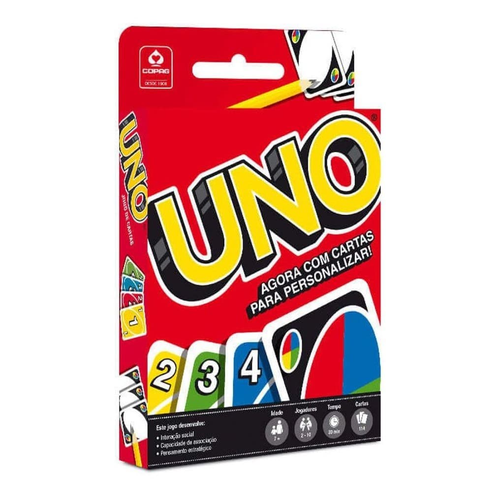 Jogos tabuleiro Uno 108 cartas família criança lazer