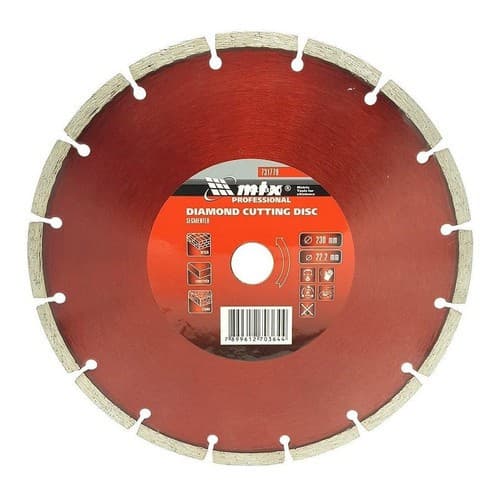 Disco Corte Diamantado Segmentado 9 Polegadas 230X22mm Esmerilhadeira