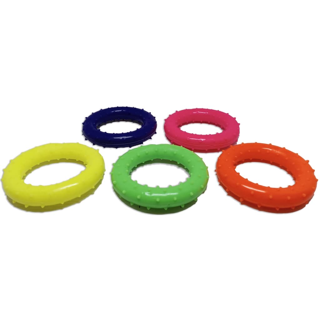 Argola Mordedor Brinquedo de Borracha Diâmetro 7.8cm P/ Cães Cachorro Pet