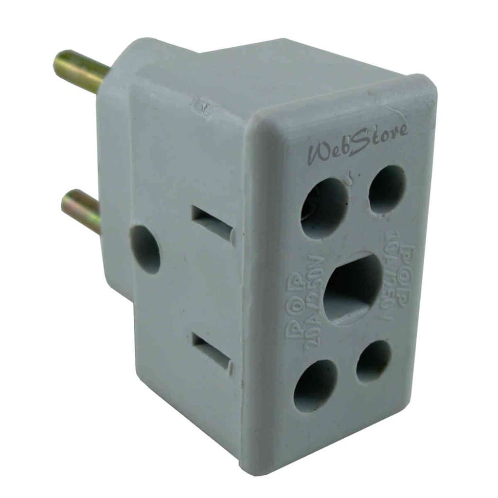 Adaptador de Tomadas Universal 10A e 20A ampéres, para Cafeteira Expresso Multiuso