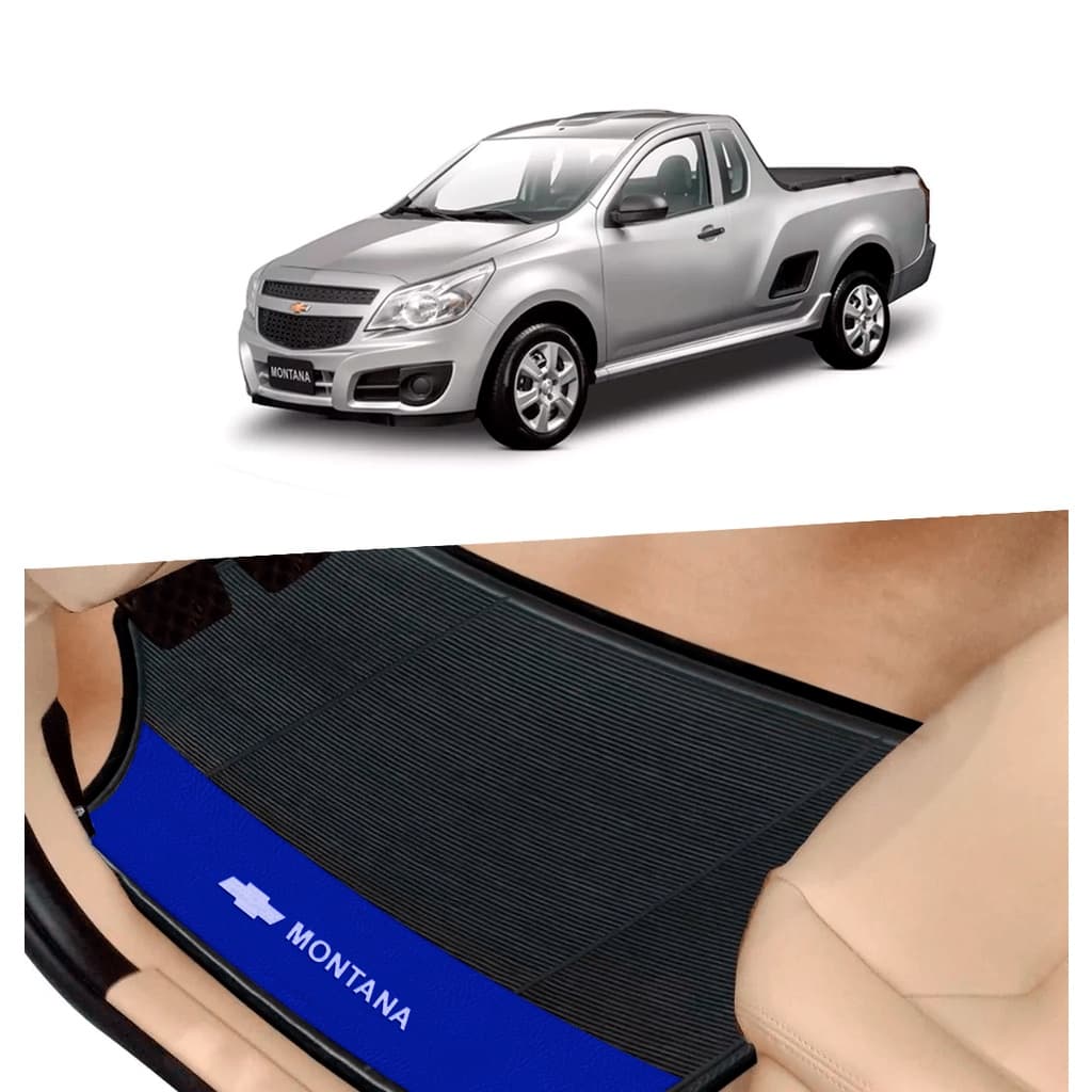 Tapete Personalizado Automotivo Gm Montana 4 Peças