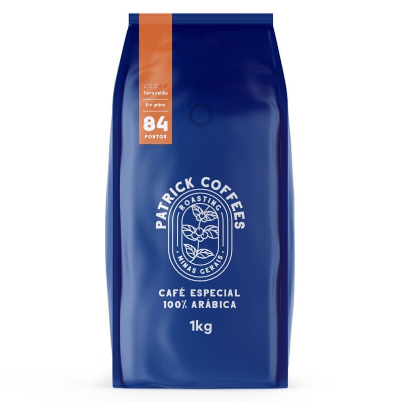 Café Torrado em Grãos Patrick Coffees 84 pontos 1kg