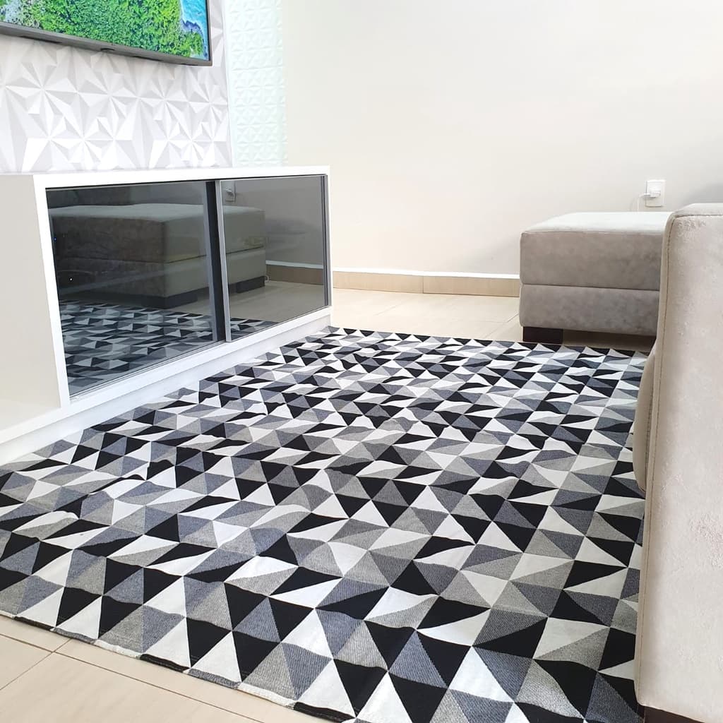 tapete sala quarto 1.50x1.00 moderno antiderrapante