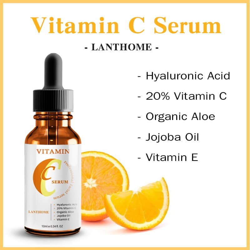 Serum Antioxidante Vitamina C 20% Clareamento Anti-Envelhecimento Antirugas Antissinais