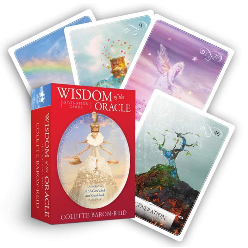 Wisdom of the Oracle Divinação Cartas 52-Card Deck Tarot Versão Inglês Da Família Jogo De Tabuleiro Festa