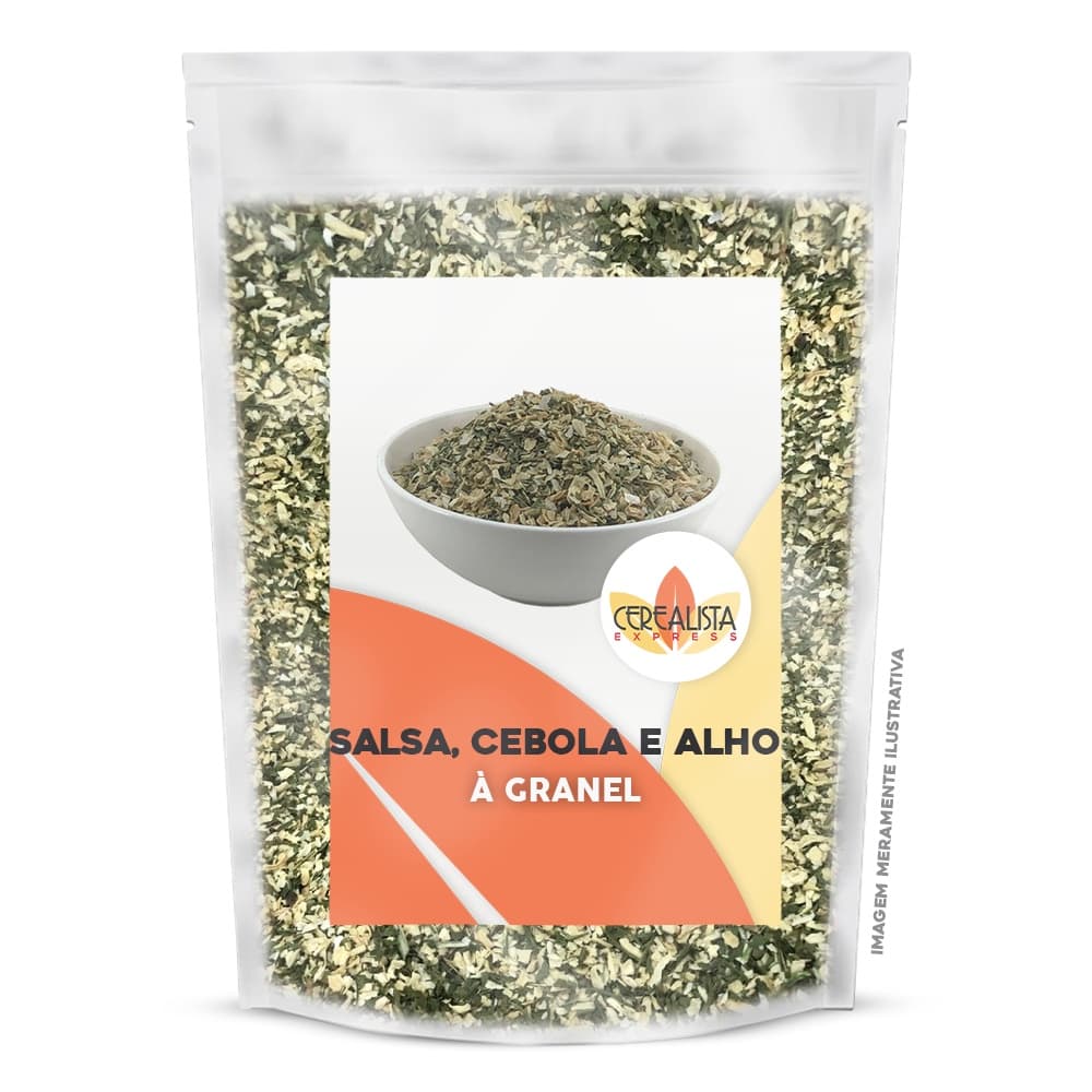 Alho Cebola E Salsa Especiarias a Granel Condimento Culinário Tempero Natural