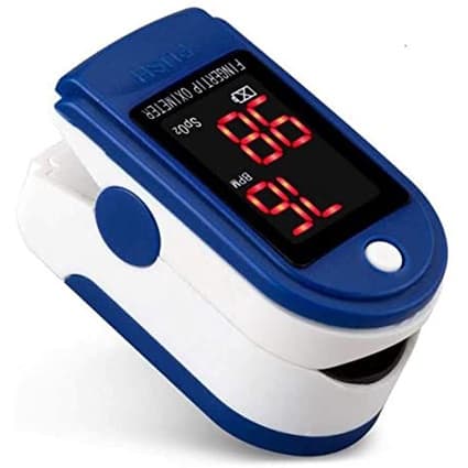 Oxímetro Digital Pulso De Dedo Medidor Sangue Portátil Oximeter Pulse