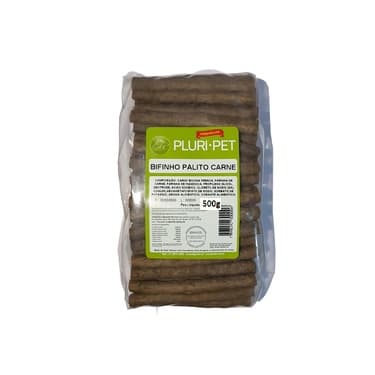Bifinho Macio Palito - PLURI-PET - Sabor Carne Defumada - 500g