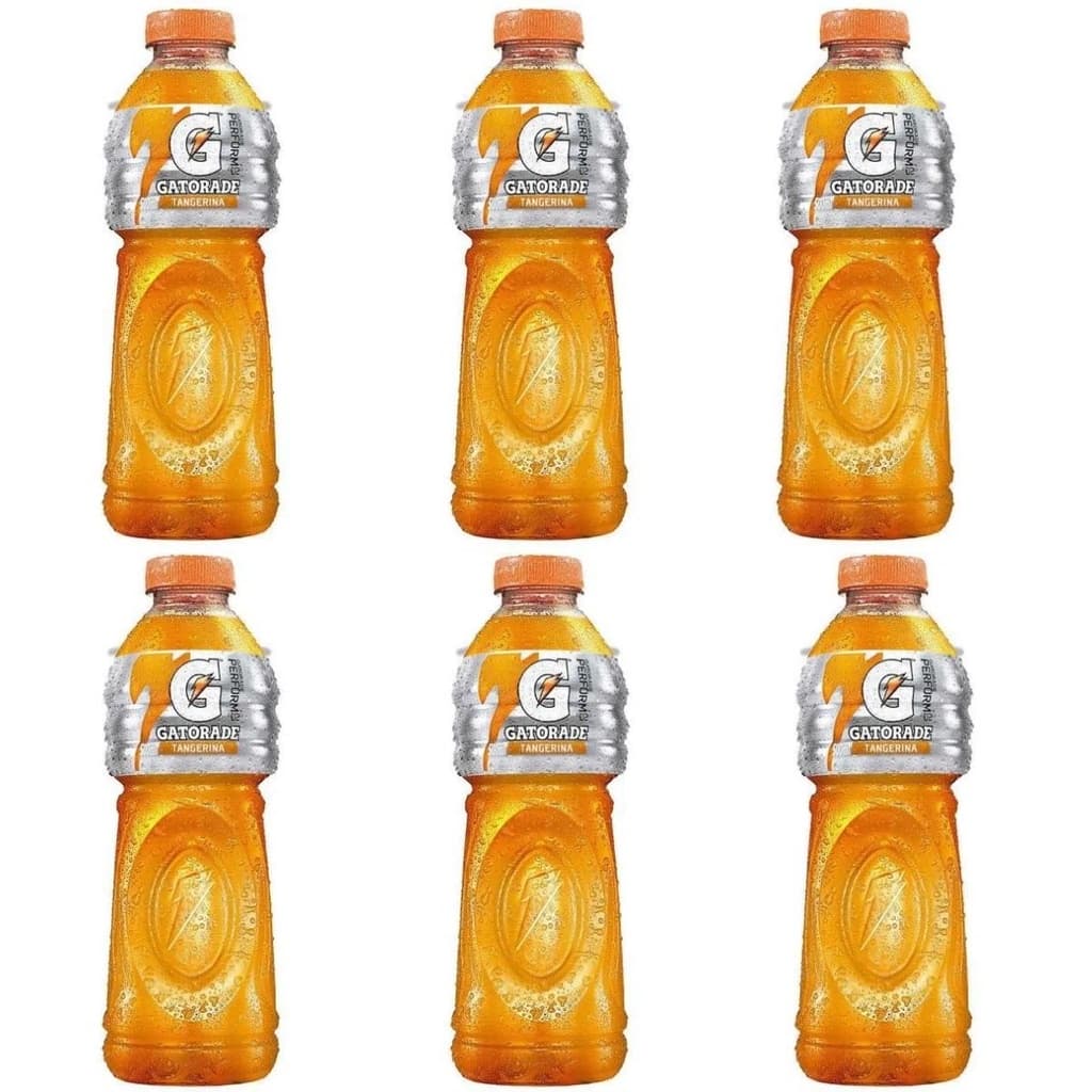 Gatorade De Tangerina Isotônico Pet 500ml Kit 6 Unidades