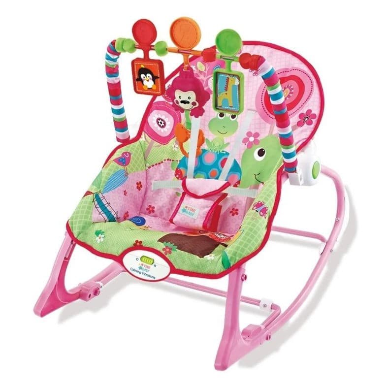 Cadeira Cadeirinha Bebê Descanso Vibra Musical Até 18Kg