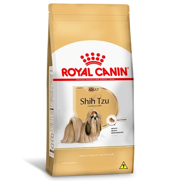 Ração Royal Canin para Cães Adultos da Raça Shih Tzu - 7,5Kg