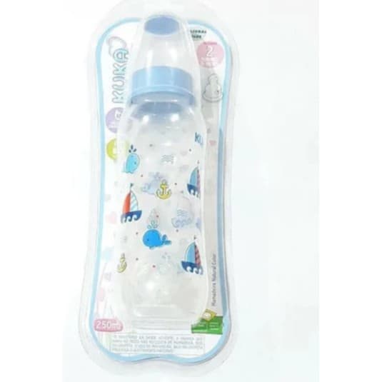 Mamadeira KUKA Natural Color 250ml Bico Ortodôntico Bebê