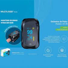 Oxímetro De Pulso OX-06 Portátil De Dedo Multilaser HC261