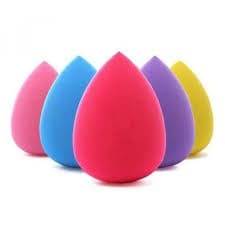 Esponja Facial Gota Chanfrada/Para Base/Corretivo/Contorno/Esponja para base liquida.