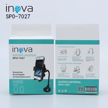 Kit 5pcs Suporte Para Celular Gps Veicular Ventosa P/ Painel Carro  inova-7027