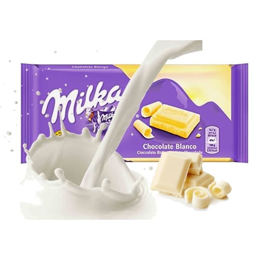 Chocolates Importados Polônia - Milka Weisse - White Chocolate 100g