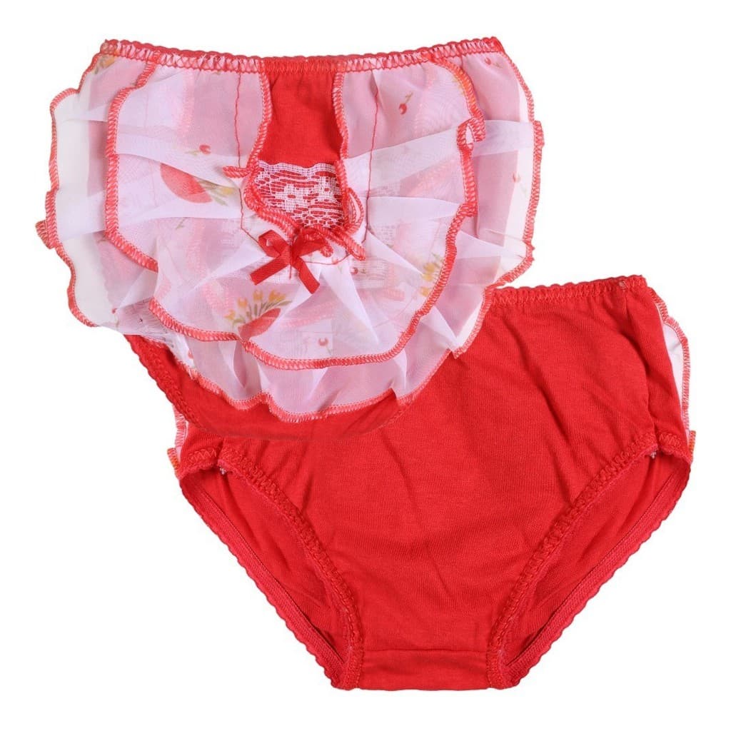 Kit 10 Calcinhas Infantil Lindas Menina Criança  Bunda Rica Bebê Algodão Cobre Fralda