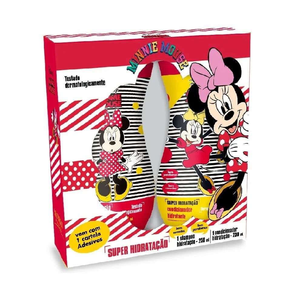 KIT NUTRIEX SHAMPOO 250ML + CONDICIONADOR 230ML MINNIE HIDRATANTE