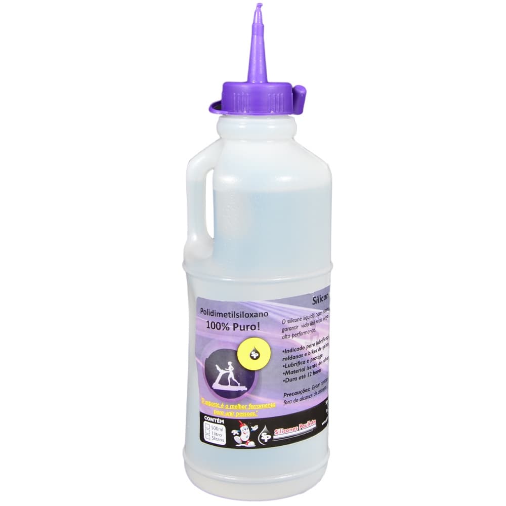 Lubrificante Esteira Bicicleta Ergométrica 500ML Bico Aplicador