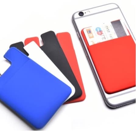 Porta Cartao credito adesivo Para Celular 3m Silicone para capinha de celular