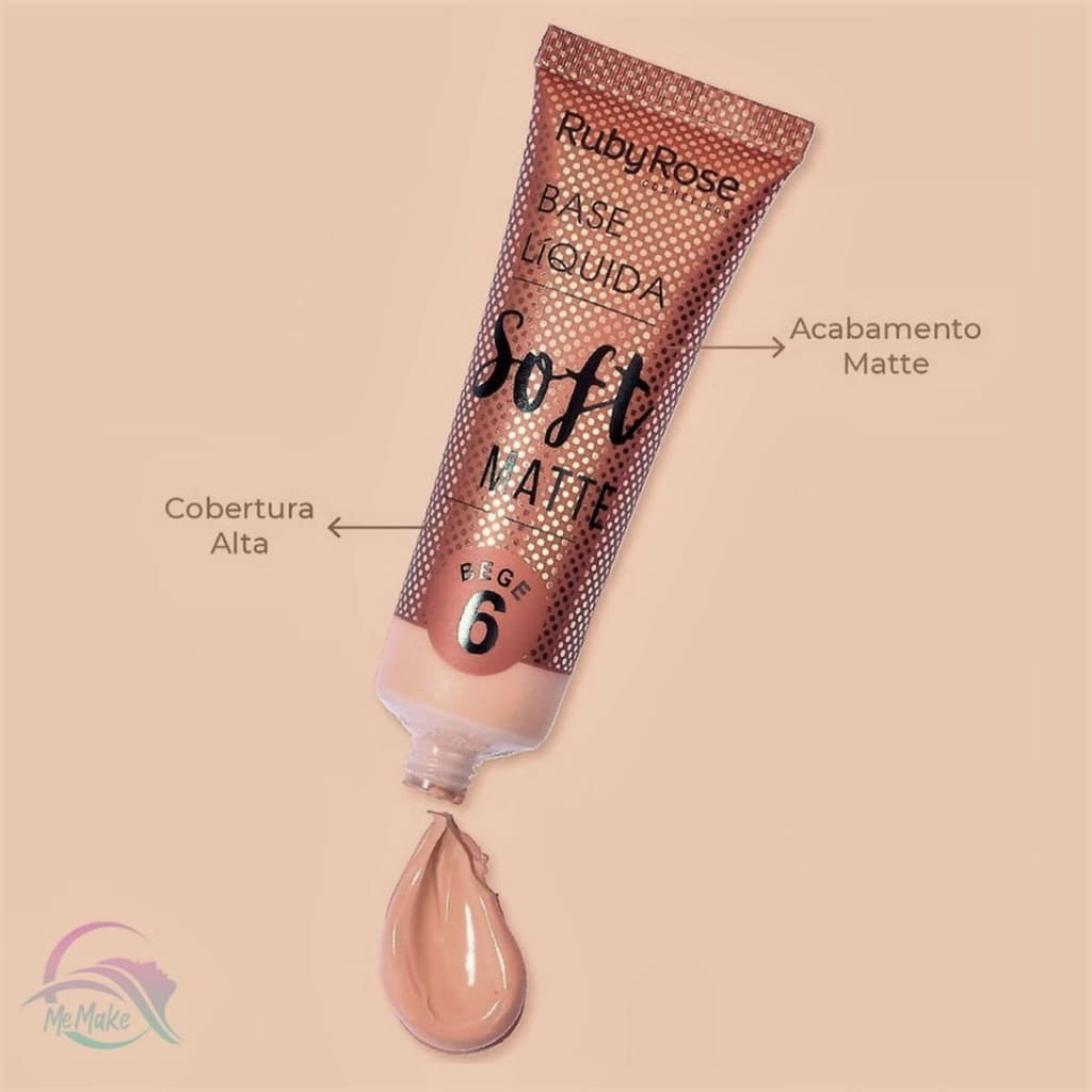 Base Liquida Matte Soft Ruby Rose Para Maquiagem Bege Group 2