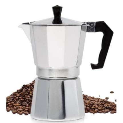 Cafeteira Moka Express 9  xícaras manual italiana  Café Expresso Aluminio