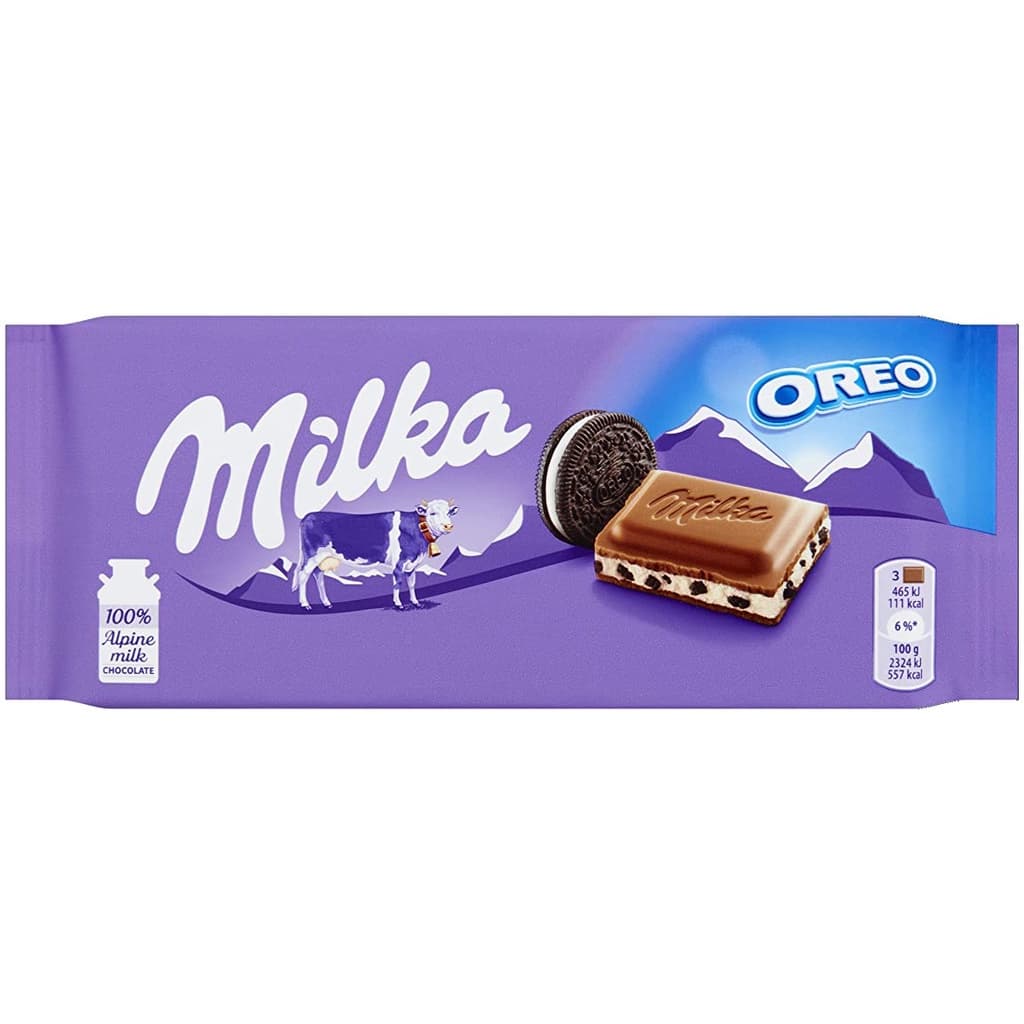 Milka Chocolate Oreo 100g Importado- 1 Unidade