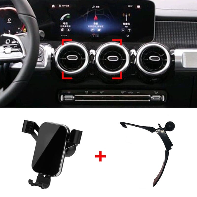 Suporte Do Telefone Móvel Carro Clipe De Ventilação De Ar Ajustar GPS Celular Apto Para Mercedes Benz GLB 2020-2022 Aces
