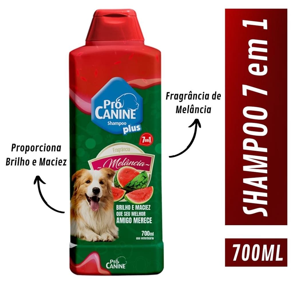Shampoo para Cachorro Cães Pet Melancia PróCanine 700ml