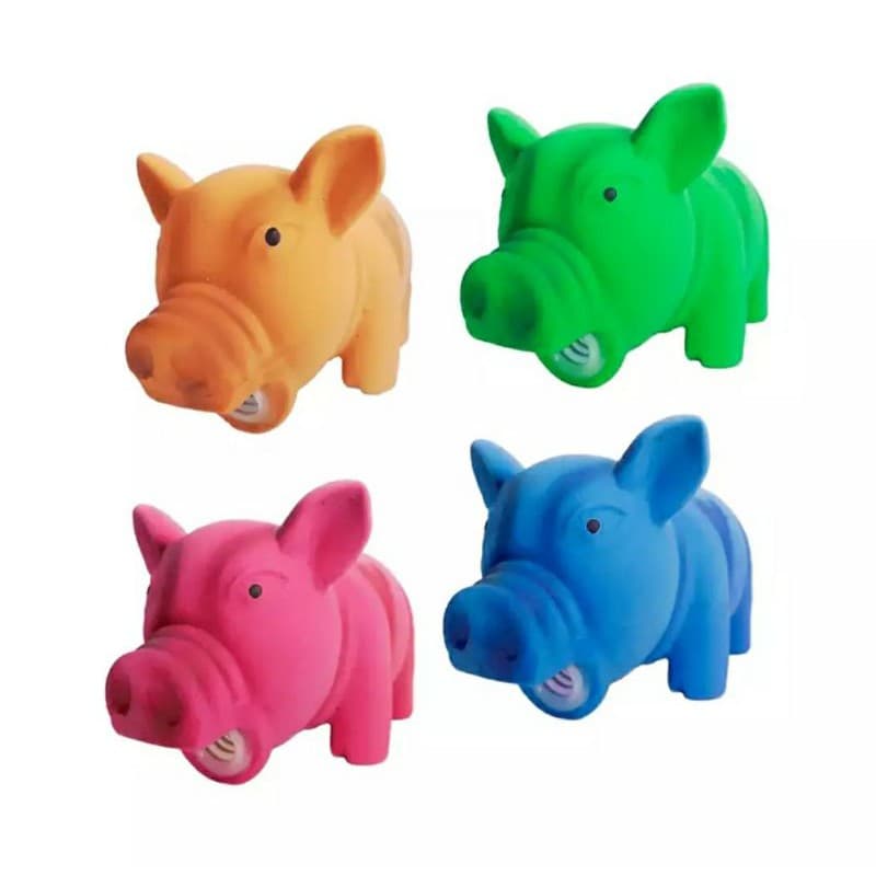 Brinquedo pet Porco Roncador Para CÃES E GATOS --Brinquedo Mordedor Para Cachorro e Gato