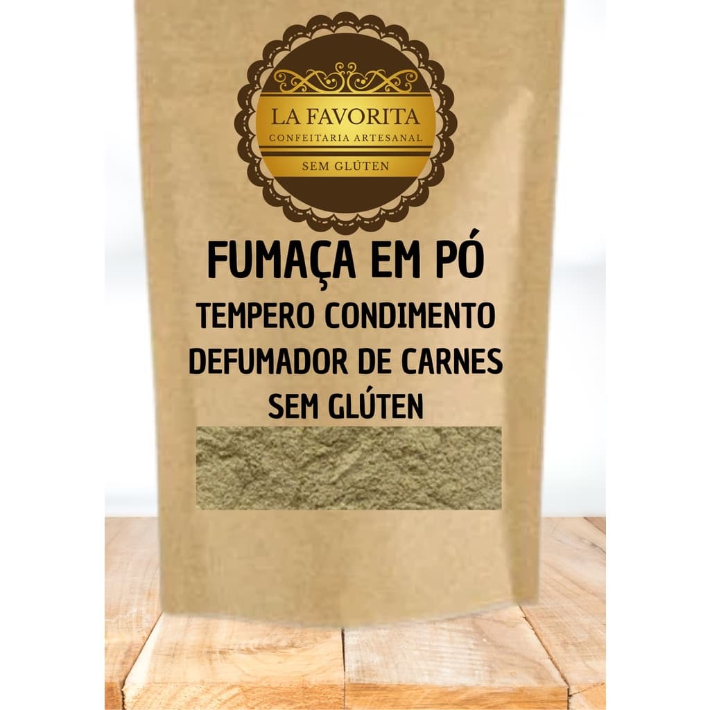 Fumaça em Pó 1 KG - Tempero Condimento Defumador de Carnes Delicioso Churrasco - Sem Glúten
