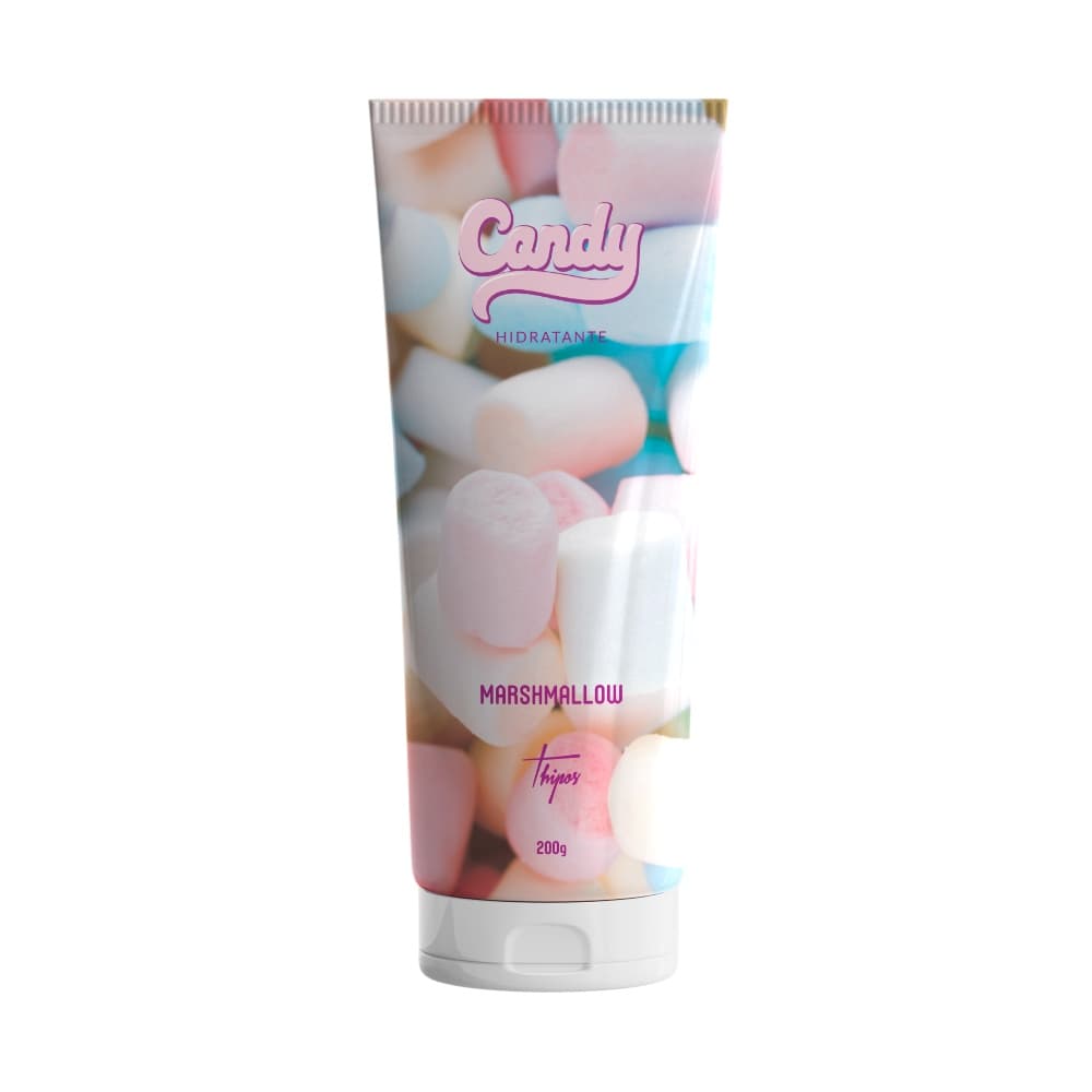 Hidratante Candy - Creme Hidratante - Marshmallow - 200 g