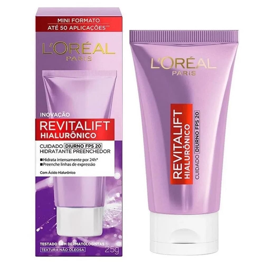 Revitalift hialurônico 20FPS 25g diurno anti-idade preenche linhas de expressão mini barato