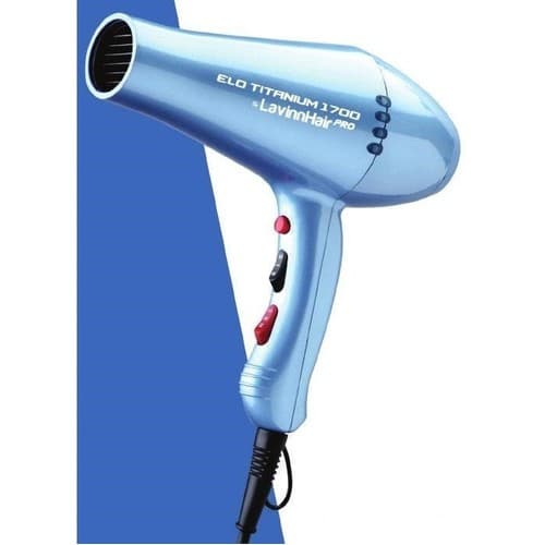 Kit Secador de Cabelo + Prancha Alisadora Lavinhair Pro 110V Azul Profissional para Beleza em Casa