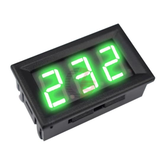 Voltímetro Digital verde Ac 70 À 500 Volts - 127v 220v 380v 500v