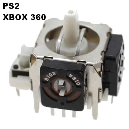 Modulo Analógico 3D Ps2 Xbox 360 Controle Videogame Microsoft Sony Playstation módulo