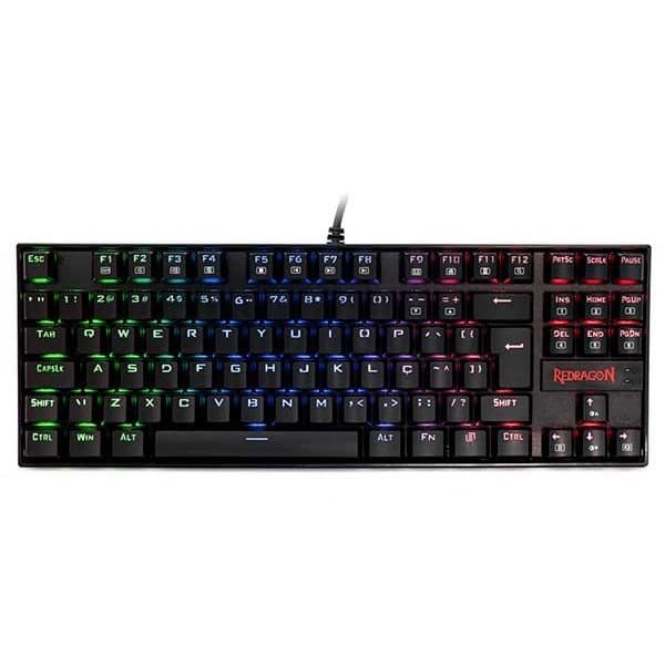 Teclado Gaming ReDragon Kumara Mecanico RGB Switch Vermelho, K552RGB-1